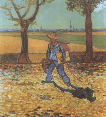 Vincent Van Gogh The Painter on His way to Work (nn04) oil painting image